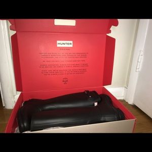 NEW Woman's Original Tall Hunter Rain Boots Size 6